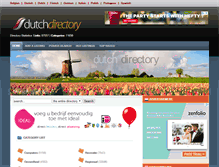 Tablet Screenshot of dutchdirectory.nl